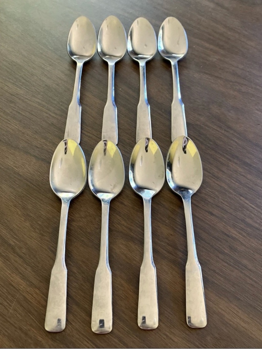 Friendship Wm A Rogers Stainless Oneida Ltd TEASPOONS Set Lot of 8